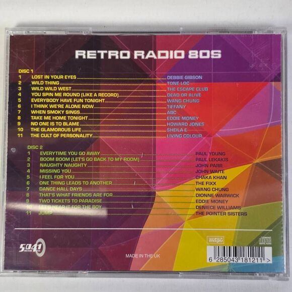 Retro Radio 80s 2 CD Compilation Pre-owned - Picture 4 of 4